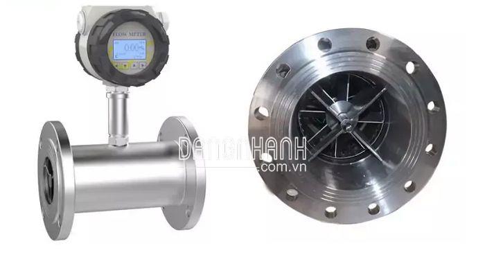 Đồng hồ đo lưu lượng khí gas nước sạch dạng tuabin giá thấp nhất Hà Nội