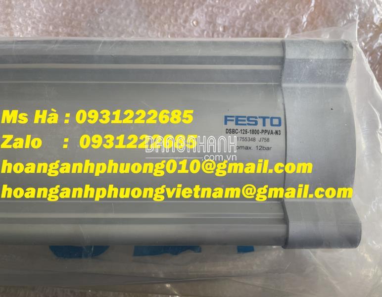 New 100% - Festo xi lanh tiêu chuẩn DSBC-125-1800-PPVA-N3 