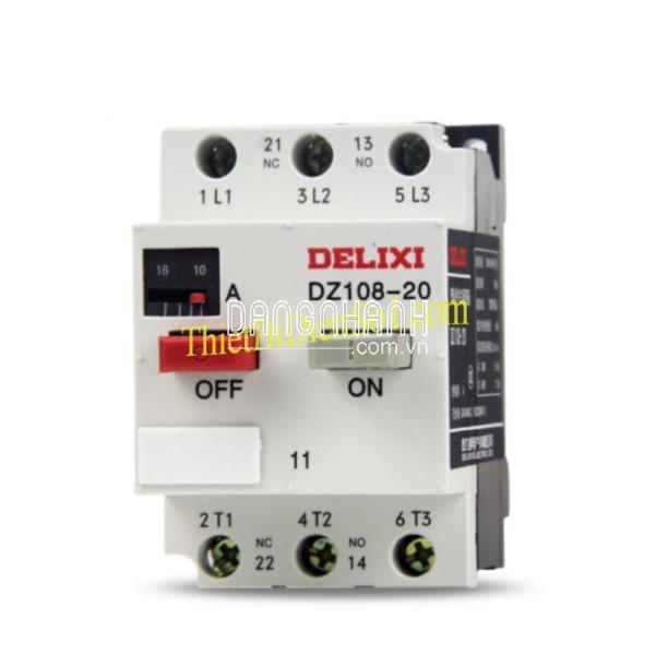 Áp tô mát Delixi DZ108-20 (1.6-2.5)A -Cty Thiết Bị Điện Số 1