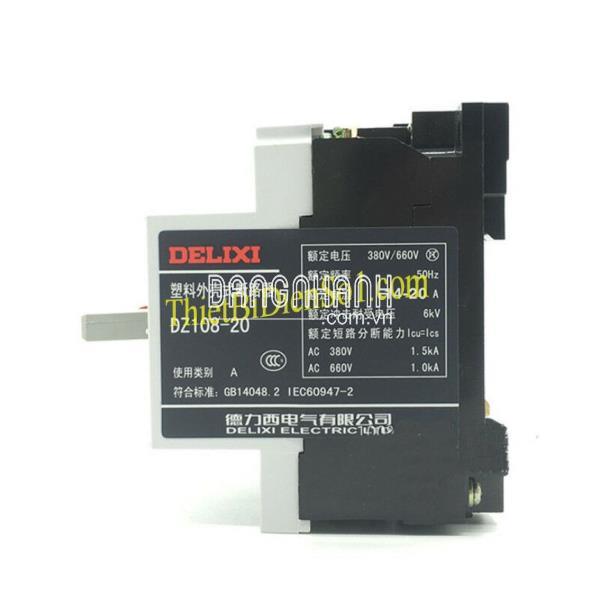 Áp tô mát Delixi DZ108-20 (1.6-2.5)A -Cty Thiết Bị Điện Số 1