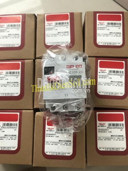 Áp tô mát Delixi DZ108-20/11 2.5A -Cty Thiết Bị Điện Số 1