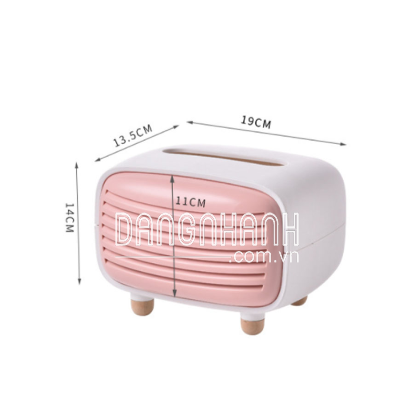 HỘP ĐỰNG KHĂN GIẤY RETRO PHONG CÁCH BẮC 