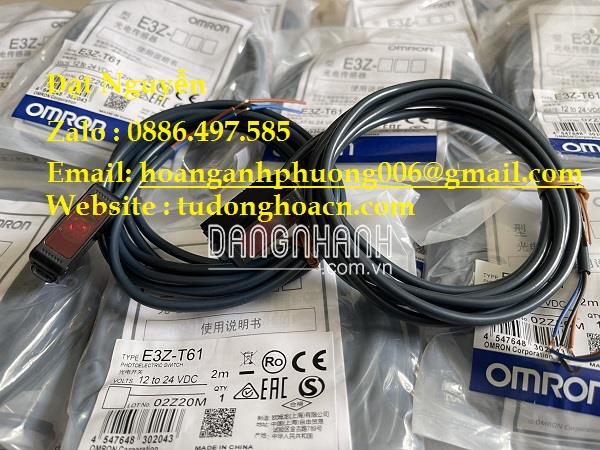 E3Z-T61 bộ cảm biến quang dài 2M chính hãng Omron