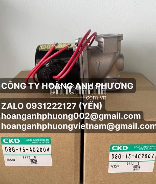 DSG-15-AC200V | Van ngắt gas CKD | Hoàng Anh Phương