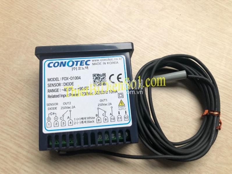 Bộ điều khiển nhiệt độ Conotec FOX-1004 -Cty Thiết Bị Điện Số 1