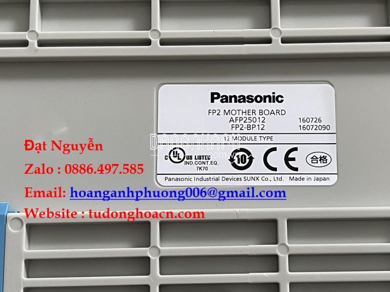 FP2-BP12 Khối chân đế PLC Panasonic 12 khe cho hệ thống tự động hóa linh hoạt