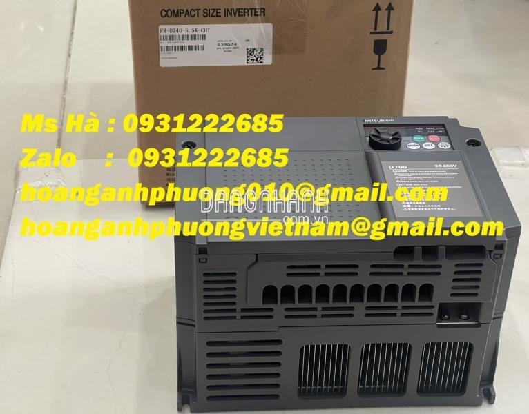 Biến tần D700 series dòng Mitsubishi FR-D740-5.5K-CHT mới 