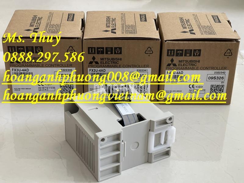 Module PLC FX3U-4AD - Thiết bị công nghiệp nhập khẩu