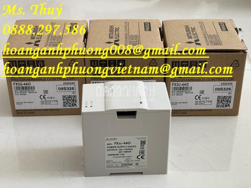 Module PLC FX3U-4AD - Thiết bị công nghiệp nhập khẩu