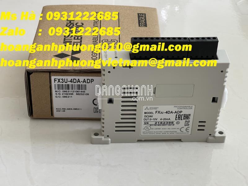 Bộ điều khiển chương trình dòng FX3U series mitsubishi FX3U-4DA-ADP 