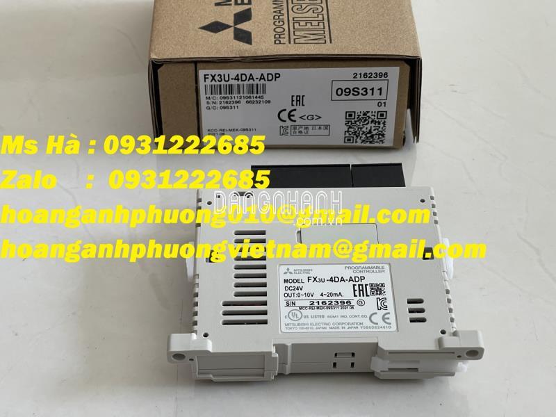 Bộ điều khiển chương trình dòng FX3U series mitsubishi FX3U-4DA-ADP 