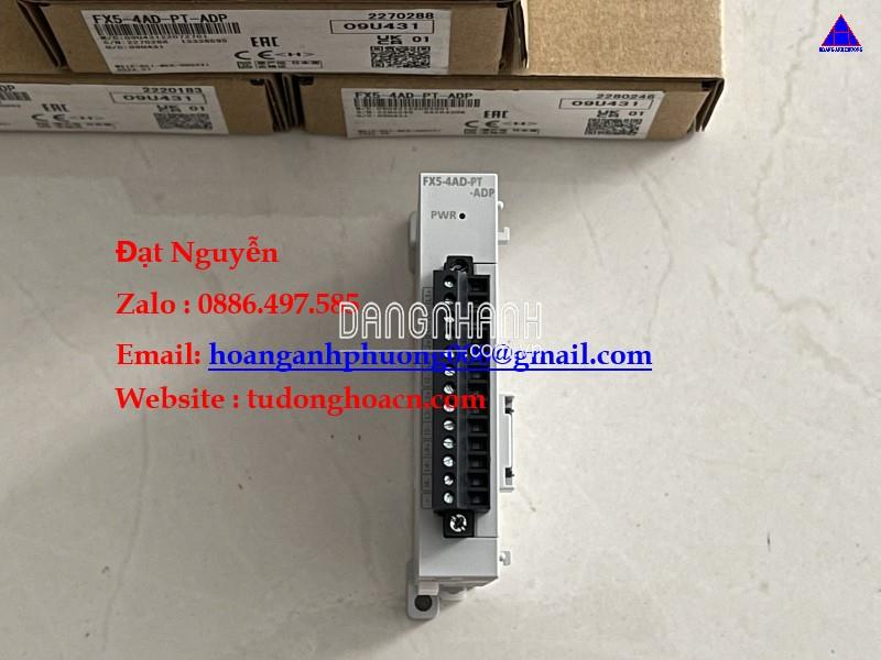 FX5-4AD-PT-ADP Mô đun mở rộng Analoge Mitsubishi chính hãng