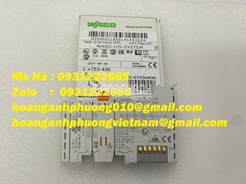 Module đầu vào 753-430 Wago - nhập khẩu giá tốt 