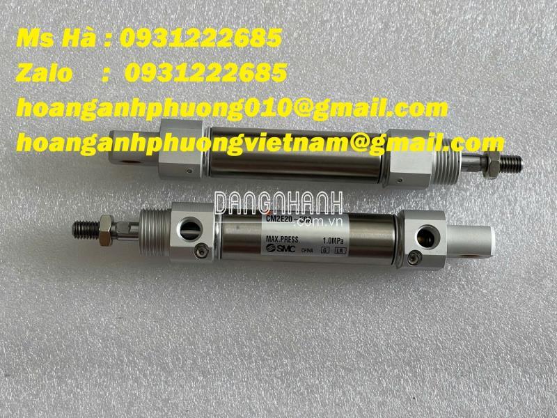 SMC Xy lanh CM2E20-50A dạng thân tròn - piston đơn 