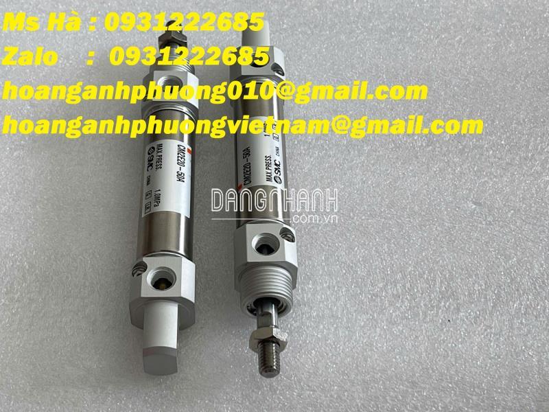 SMC Xy lanh CM2E20-50A dạng thân tròn - piston đơn 
