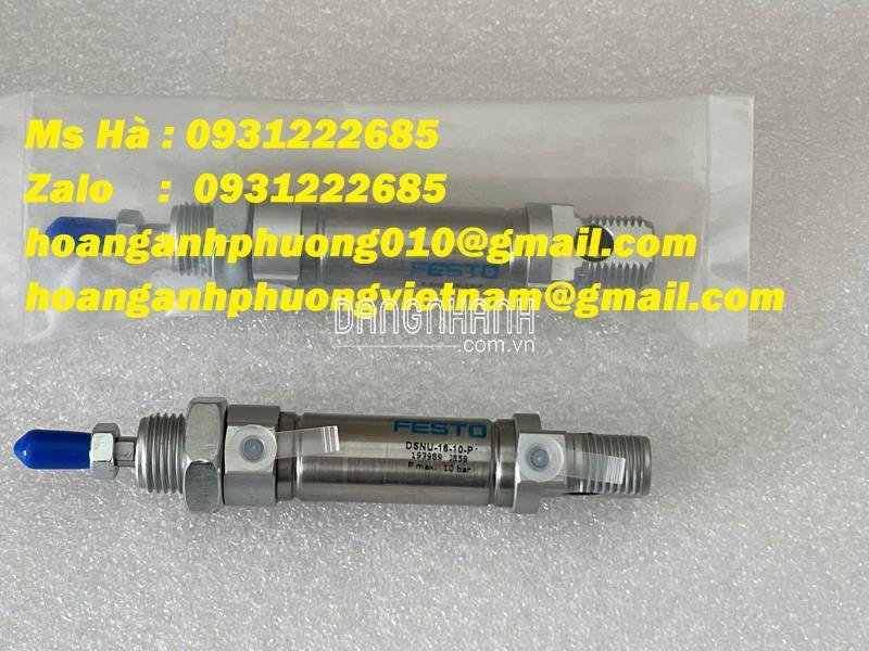 Xi lanh tròn nhỏ gọn Festo DSNU-16-10-P giao nhanh chóng