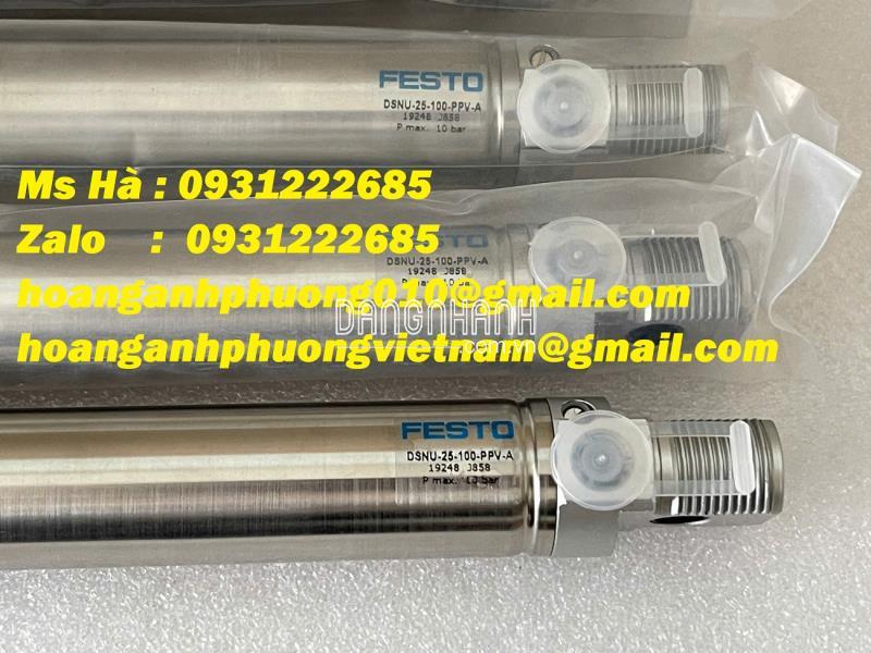 Xi lanh Festo DSNU-25-100-PPV-A giá tốt, thiết kế nhỏ gọn, hiệu quả cao 