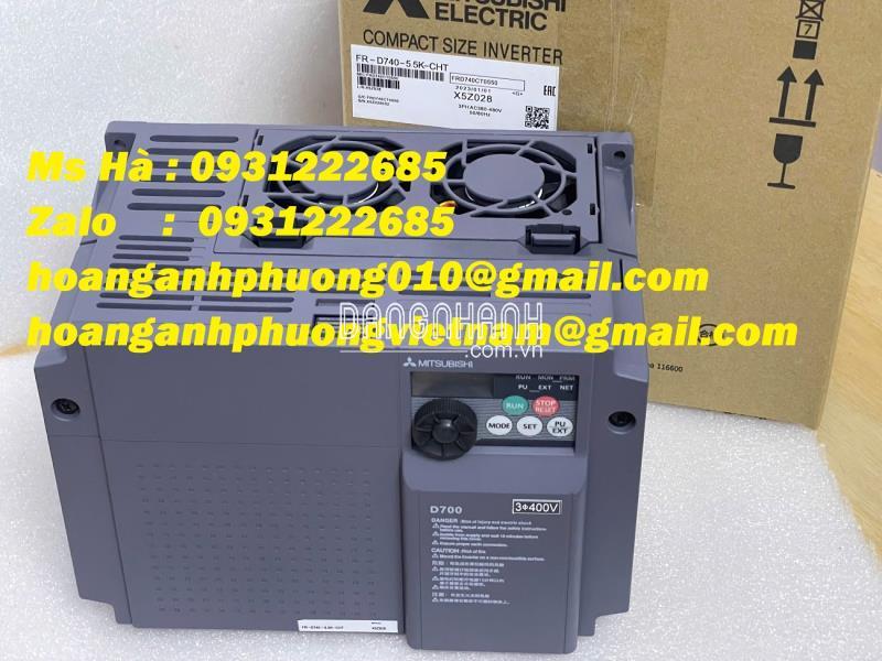 Biến tần FR-D740-5.5K-CHT mitsubishi - linh hoạt - tiết kiệm điện năng 