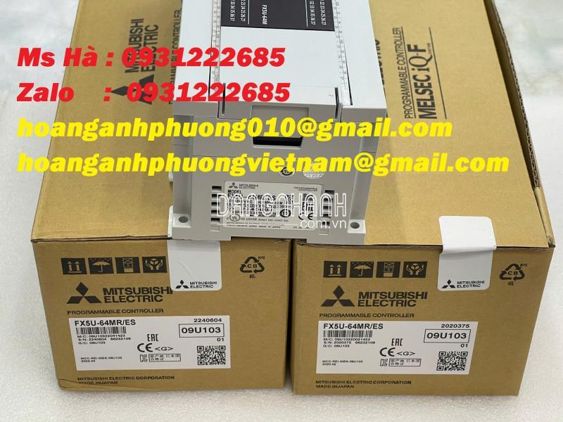 Bộ lập trình mitsubishi - kết nối thông minh - FX5U-64MR/ES  