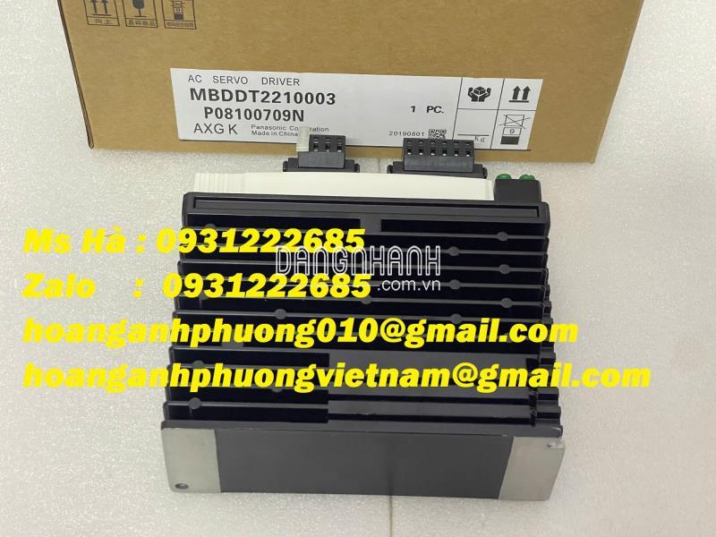 Dòng điều khiển giá tốt MBDDT2210003 panasonic minas A4 