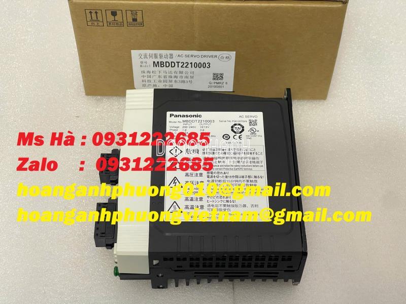 Dòng điều khiển giá tốt MBDDT2210003 panasonic minas A4 