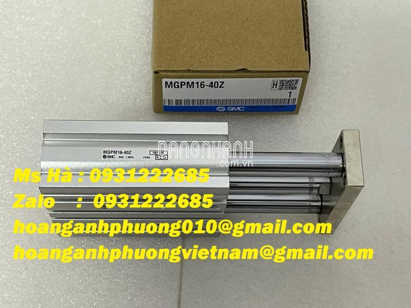 BH 12 tháng - Xi lanh cao cấp dòng SMC MGPM16-40Z 
