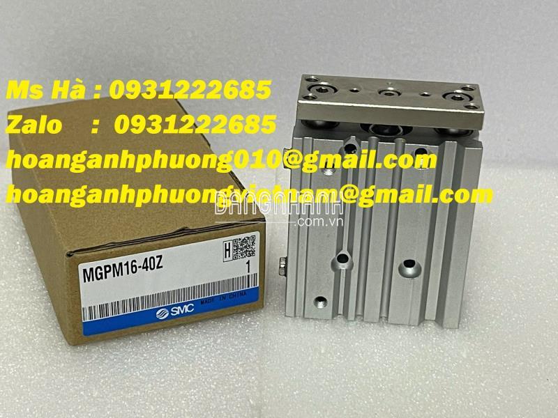 BH 12 tháng - Xi lanh cao cấp dòng SMC MGPM16-40Z 