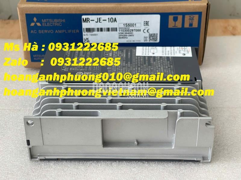 Amplifier servo Mitsubishi MR-JE-10A mới - bảo hành 12 tháng 