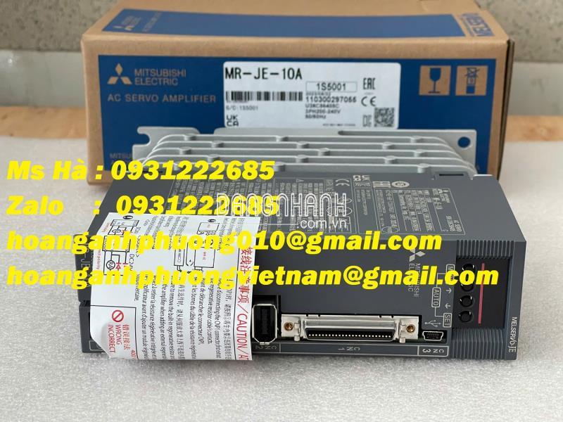 Amplifier servo Mitsubishi MR-JE-10A mới - bảo hành 12 tháng 