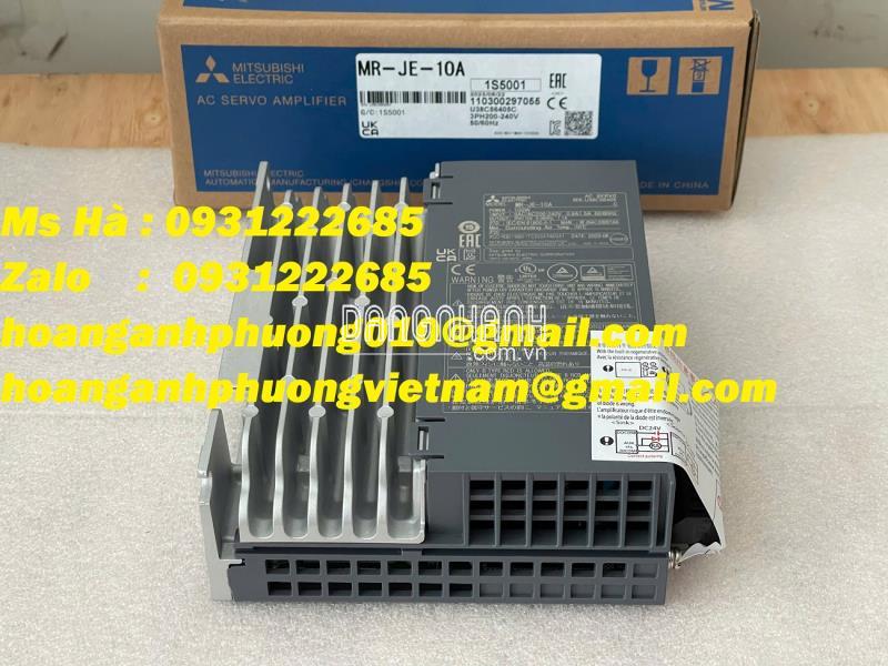 Amplifier servo Mitsubishi MR-JE-10A mới - bảo hành 12 tháng 