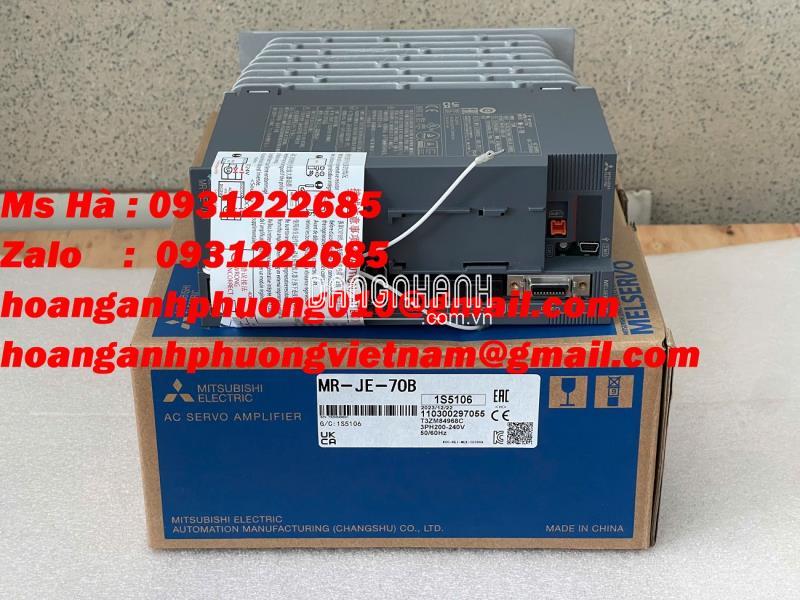 Bộ điều khiển dòng JE series MR-JE-70B mitsubishi 