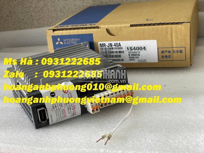 Mua nhanh - giao ngay servo điều khiển mitsubishi MR-JN-40A