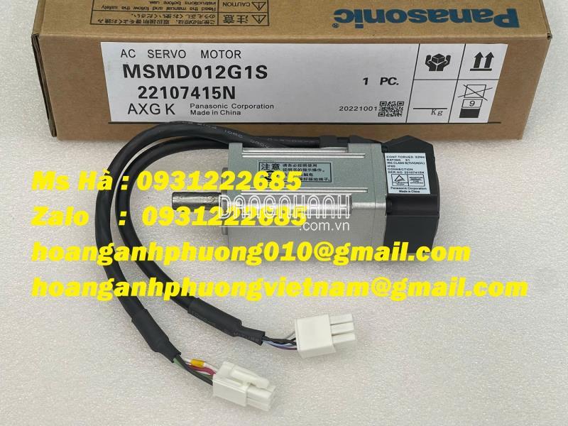 Panasonic MSMD012G1S servo dễ dàng tích hợp - phản hồi nhanh