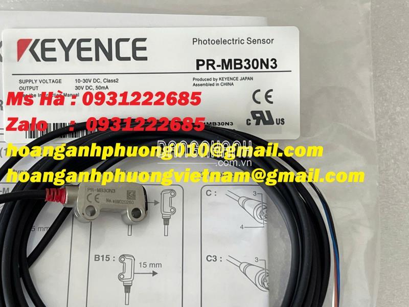 Cảm biến quang loại bỏ nền hiệu quả PR-MB30N3 keyence 
