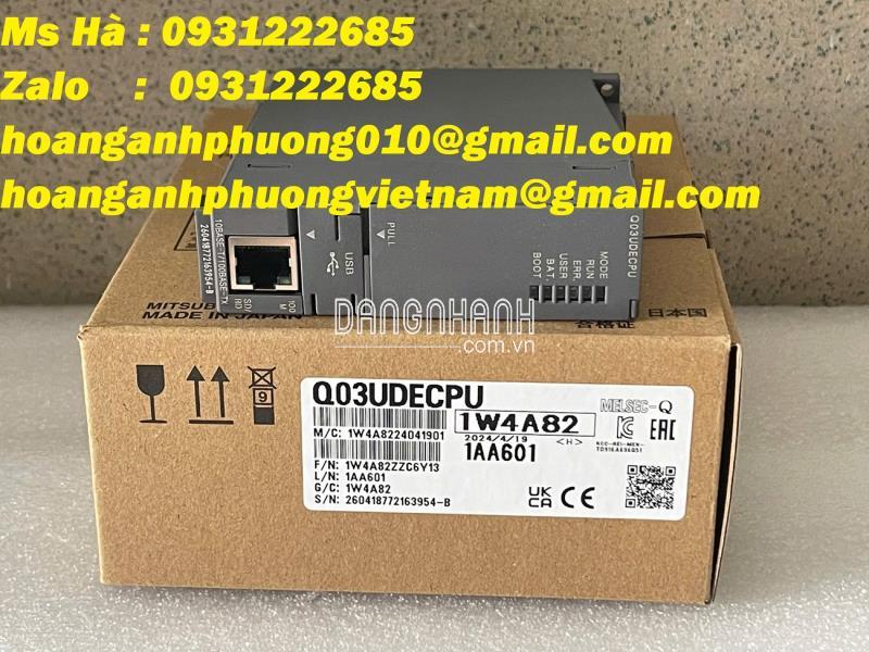 Bộ lập trình Q03UDECPU mitsubishi, CPU, I/O, Mạng, Nguồn
