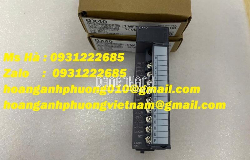 QX40 | Mô đun ngõ vào mitsubishi 24VDC | bán chuyên mitsubishi