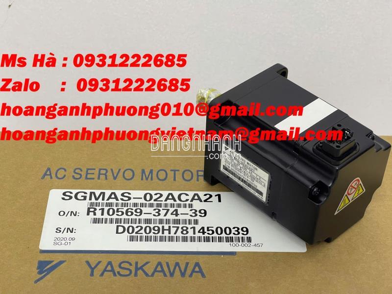 Motor Yaskawa SGMAS-02ACA21 servo điều khiển tốc độ , vị trí 