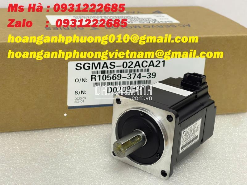 Motor Yaskawa SGMAS-02ACA21 servo điều khiển tốc độ , vị trí 