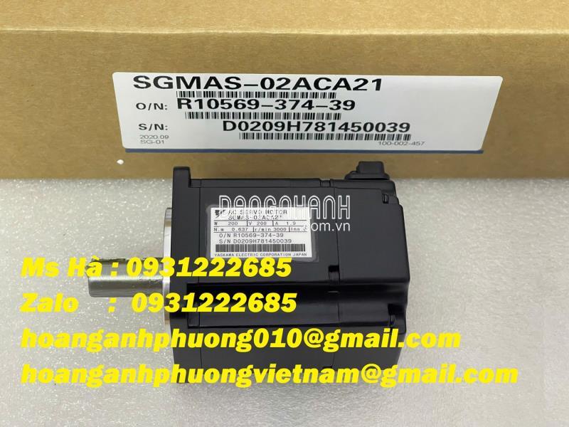 Motor Yaskawa SGMAS-02ACA21 servo điều khiển tốc độ , vị trí 