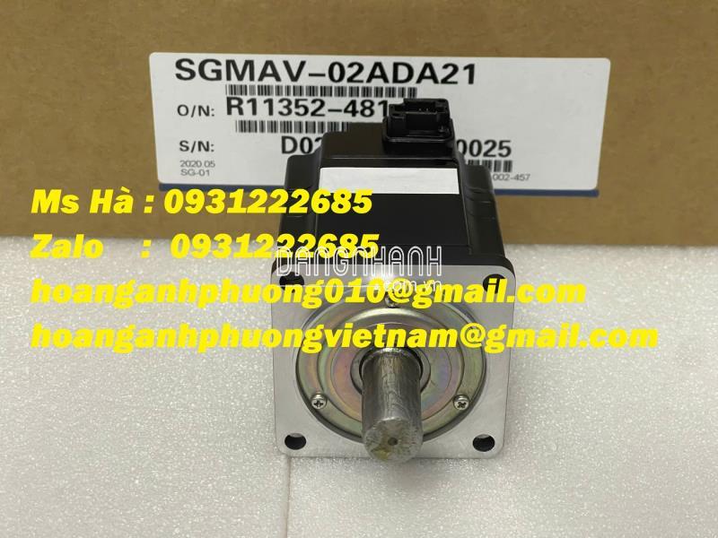 Chính hãng dòng động cơ Yaskawa SGMAV-02ADA61 200W