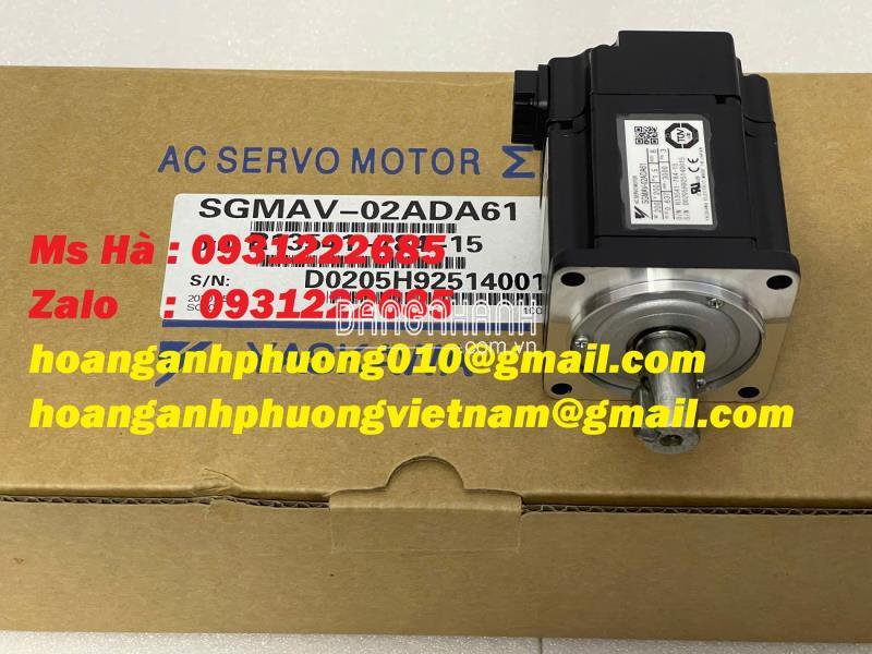 Chính hãng dòng động cơ Yaskawa SGMAV-02ADA61 200W