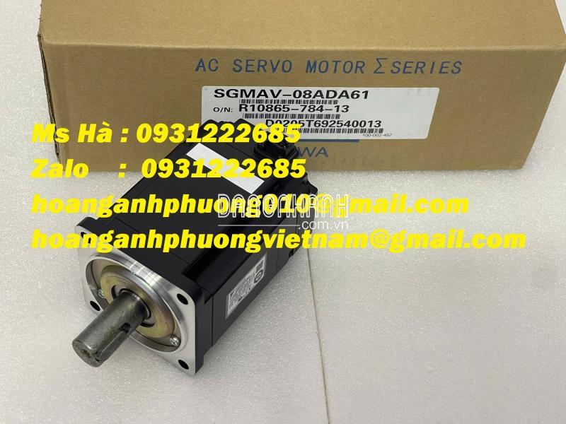 Yaskawa SGMAV-08ADA61 servo motor trục then 750W