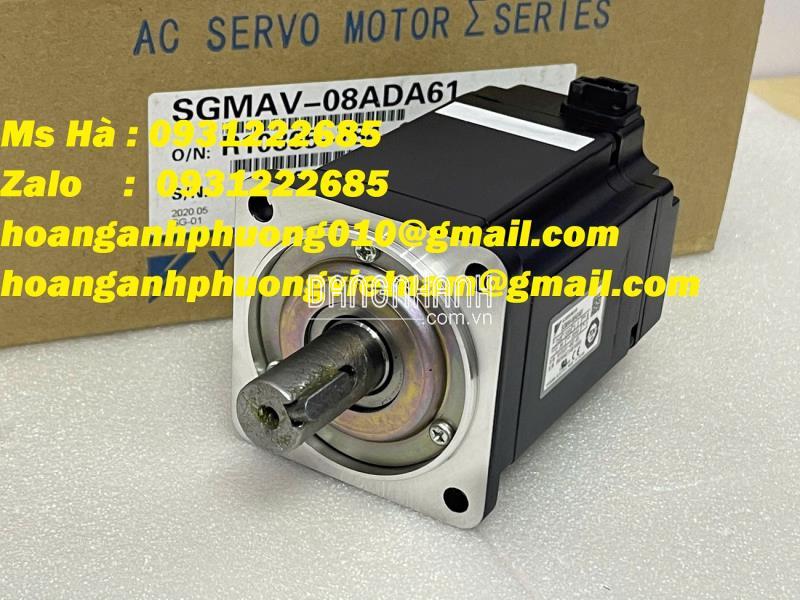 Yaskawa SGMAV-08ADA61 servo motor trục then 750W