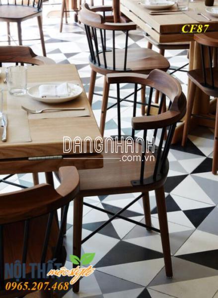 Ghế cafe CF87 với dấu ấn Rustic đẹp mộc mạc