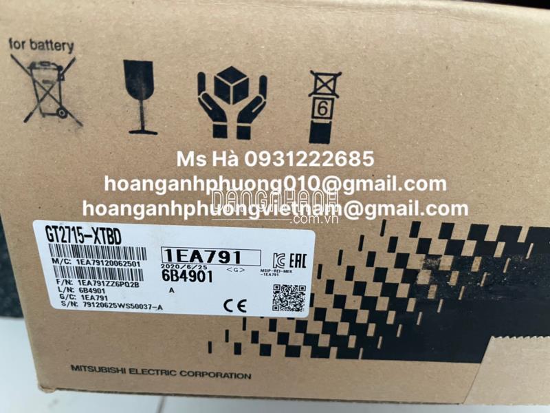 Hệ thống tự động hóa - màn hình mitsubishi GT2715-XTBD 24VDC