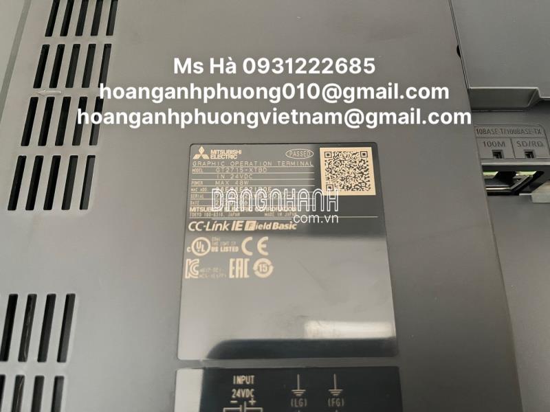 Hệ thống tự động hóa - màn hình mitsubishi GT2715-XTBD 24VDC