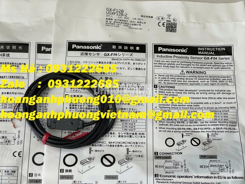 GX-F12B | cảm biến tiệm cận panasonic | sensor hình chữ nhật 