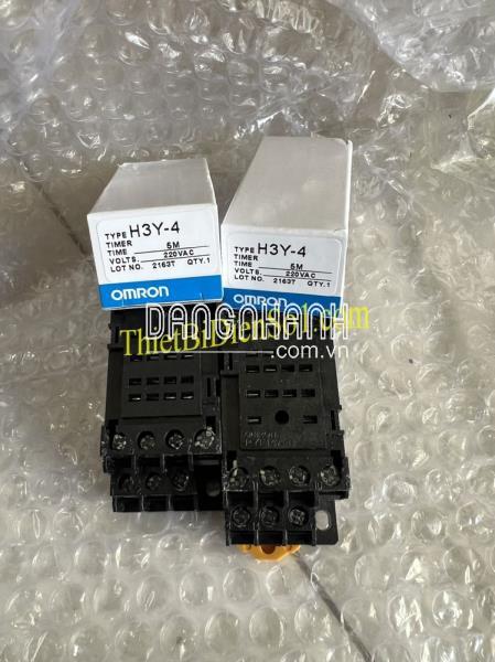 Timer Omron H3Y-4 AC200-230 5M -Cty Thiết Bị Điện Số 1