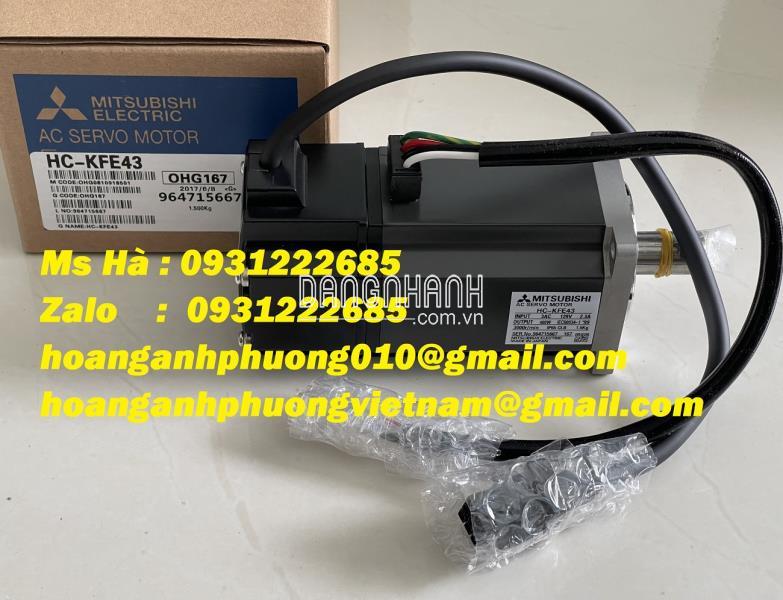 HC-KFE43 | động cơ công suất 400W mitsubishi | độ chính xác cao 