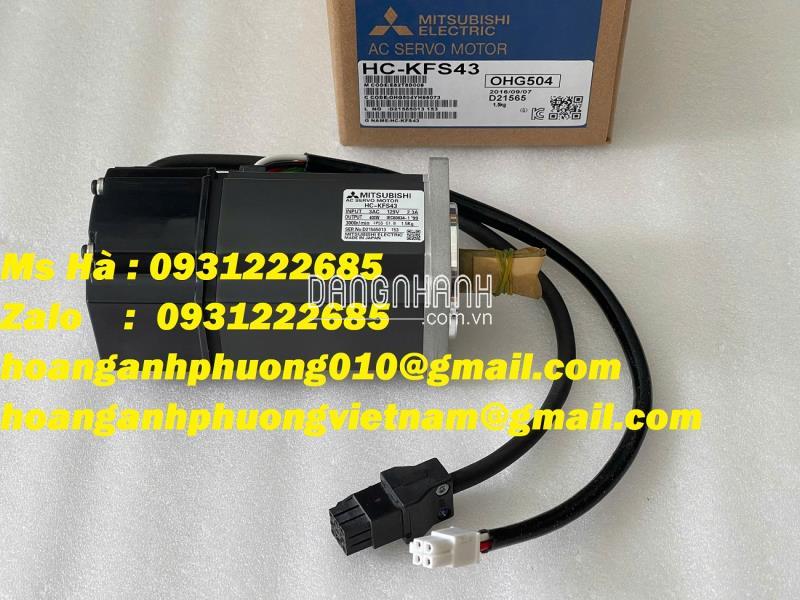 Motor mitsubishi HC-KFS43 độ chính xác cao - tối ưu hóa 